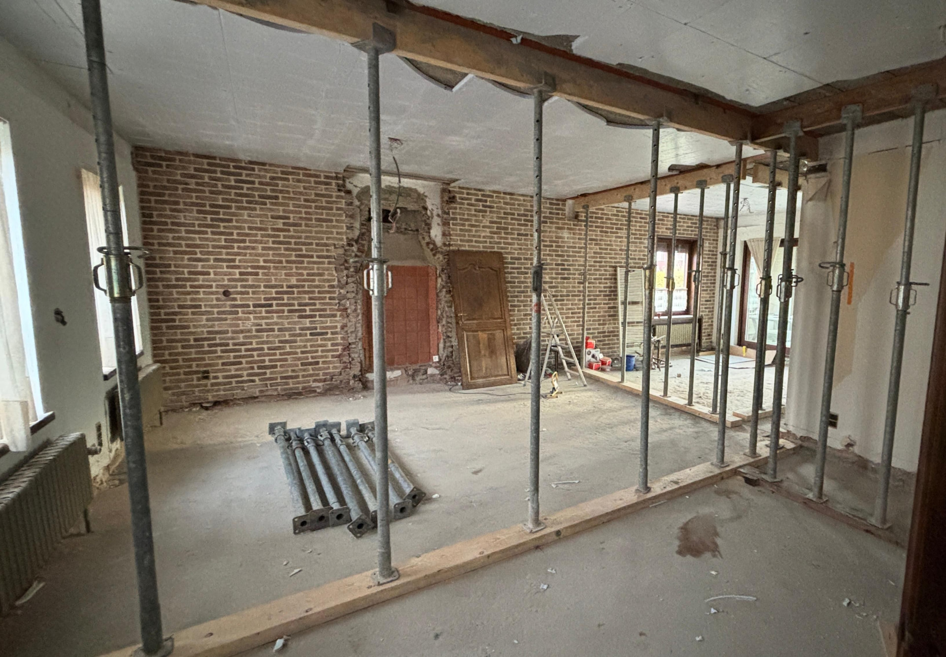 Renovatiewerk in ons huis